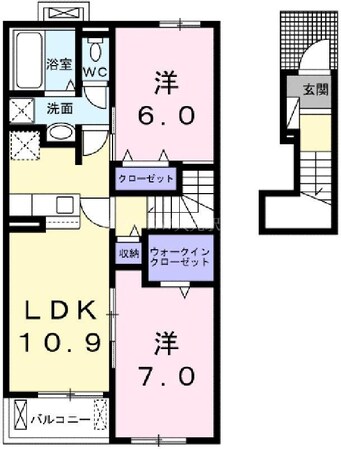 シンフォニーⅣの物件間取画像